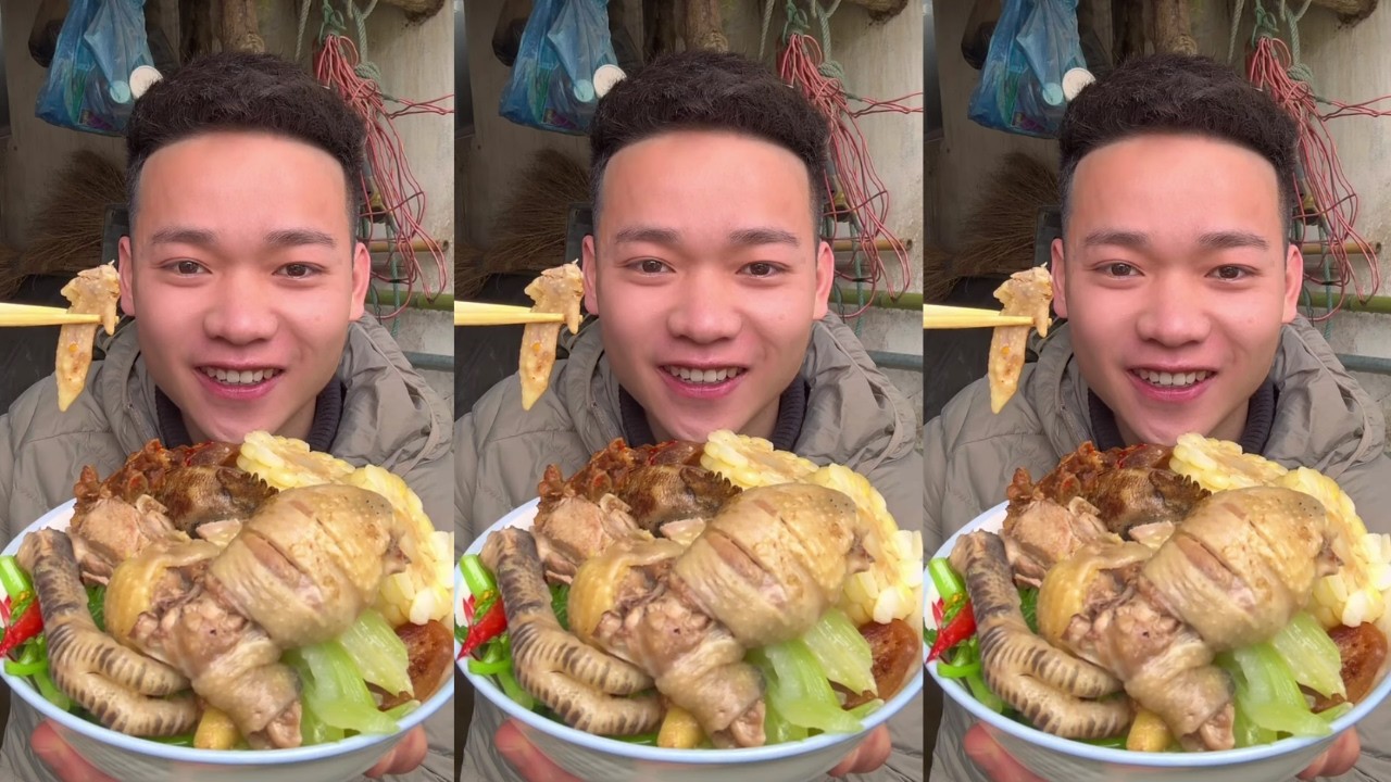 Satisfying Eating Show: Spicy Chicken Rural Home Style – So Delicious