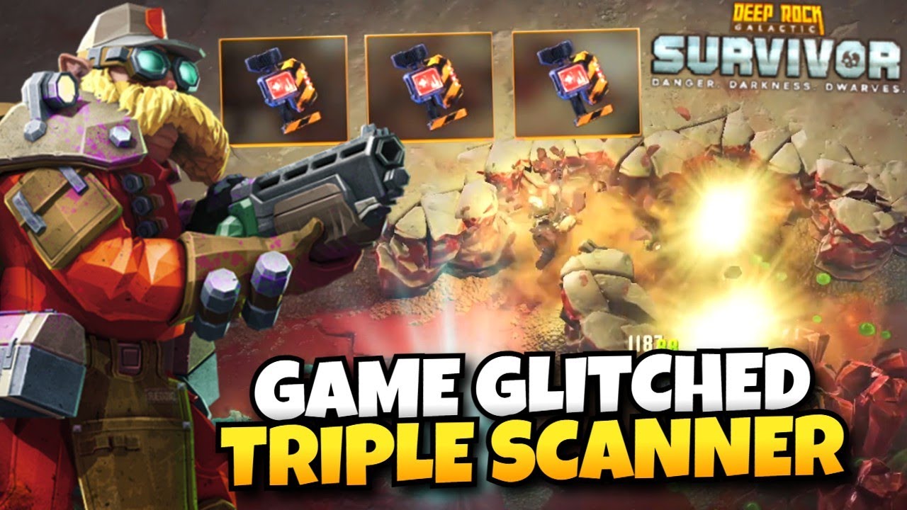 Game Glitched and Apologized with 3 Nitra Scanners! | Deep Rock Galactic: Survivor