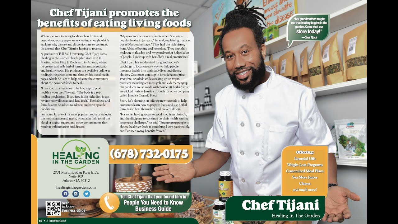 CHEF TIJANI   WHAT IS FOOD?