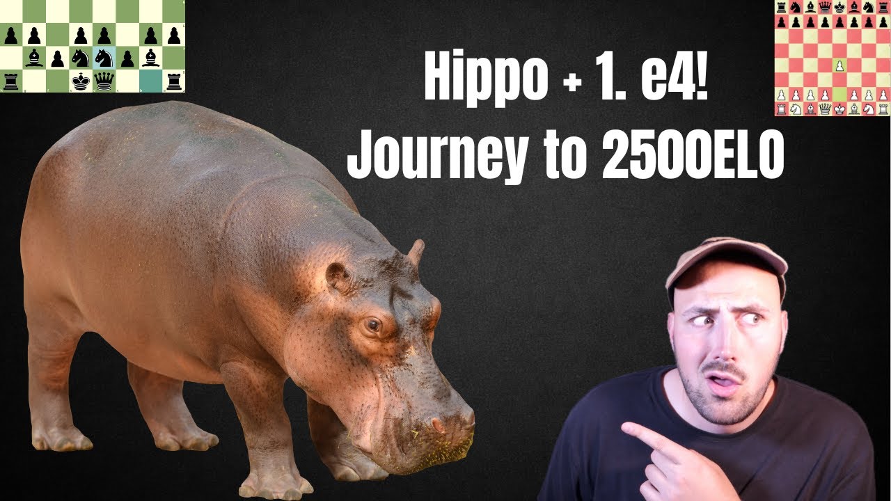 HIPPOPOTAMUS DEFENSE + Aggressive 1. e4 Repertoire!