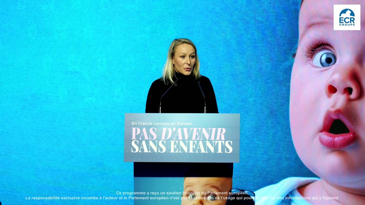 &laquo;&nbsp;Pas d&rsquo;avenir sans enfants&nbsp;&raquo; - colloque d&eacute;mographie ECR avec Marion Mar&eacute;chal
