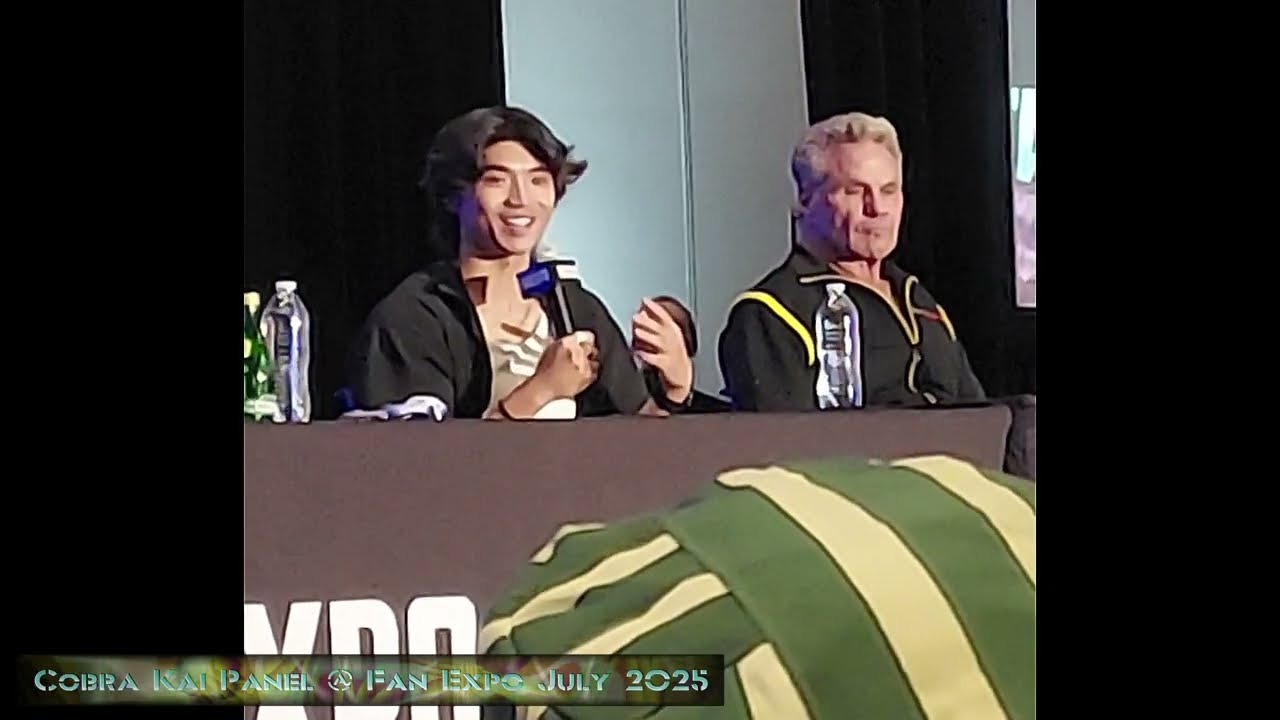 Cobra Kai Cast(Brandon H. Lee, Patrick Luwis + Martin Kove) @ Fan Expo 7-4-2025