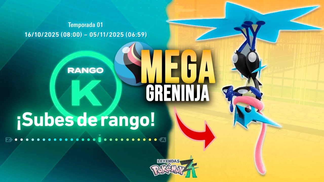 ✨ Como Conseguir R&aacute;pido a MEGA GRENINJA en Leyendas Pok&eacute;mon Z-A