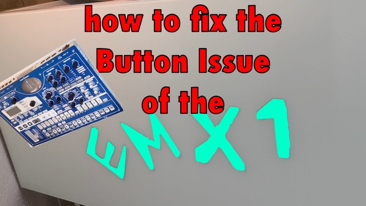 Korg EMX1 Repair [tutorial]