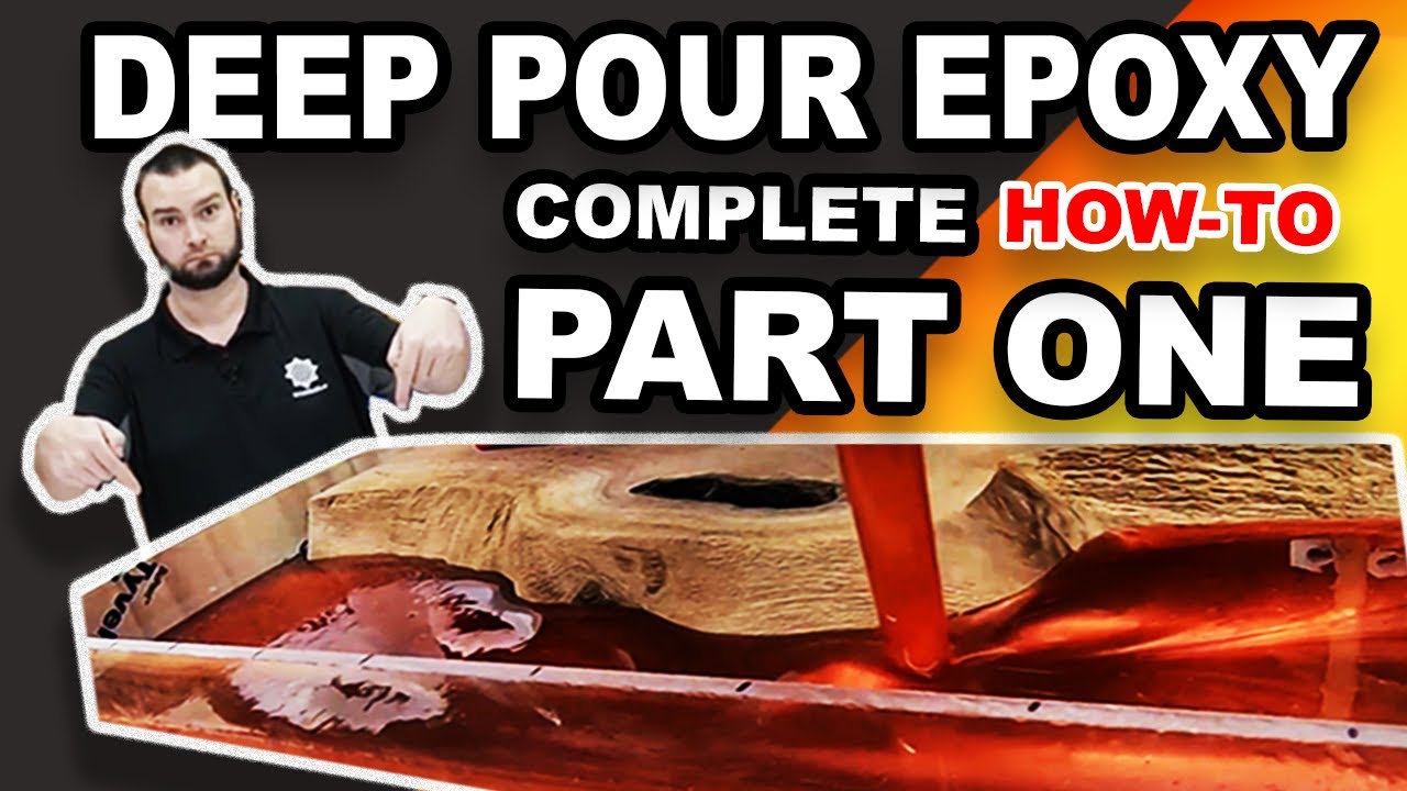 How to Mix and Pour Deep Pour Epoxy Resin - [LIVE EDGE DEEP POUR]