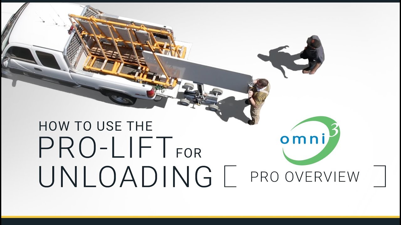 Omni Cubed Pro Overview: Unloading with the Pro-Lift