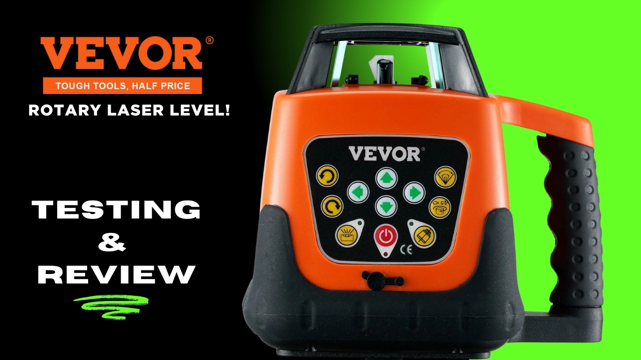 Field Testing VEVOR Rotary Laser Level - Best Jobsite Laser?