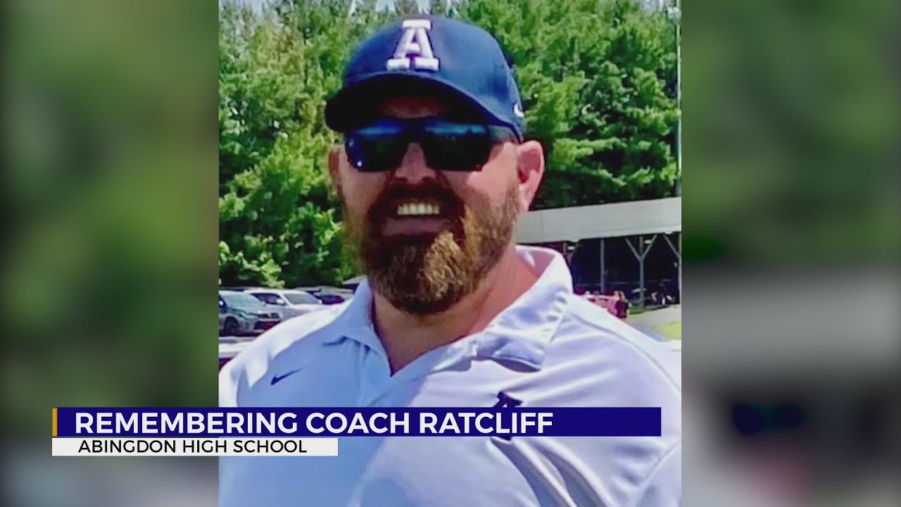 Abingdon High School football team pays tribute after beloved assistant coach dies from COVID-19