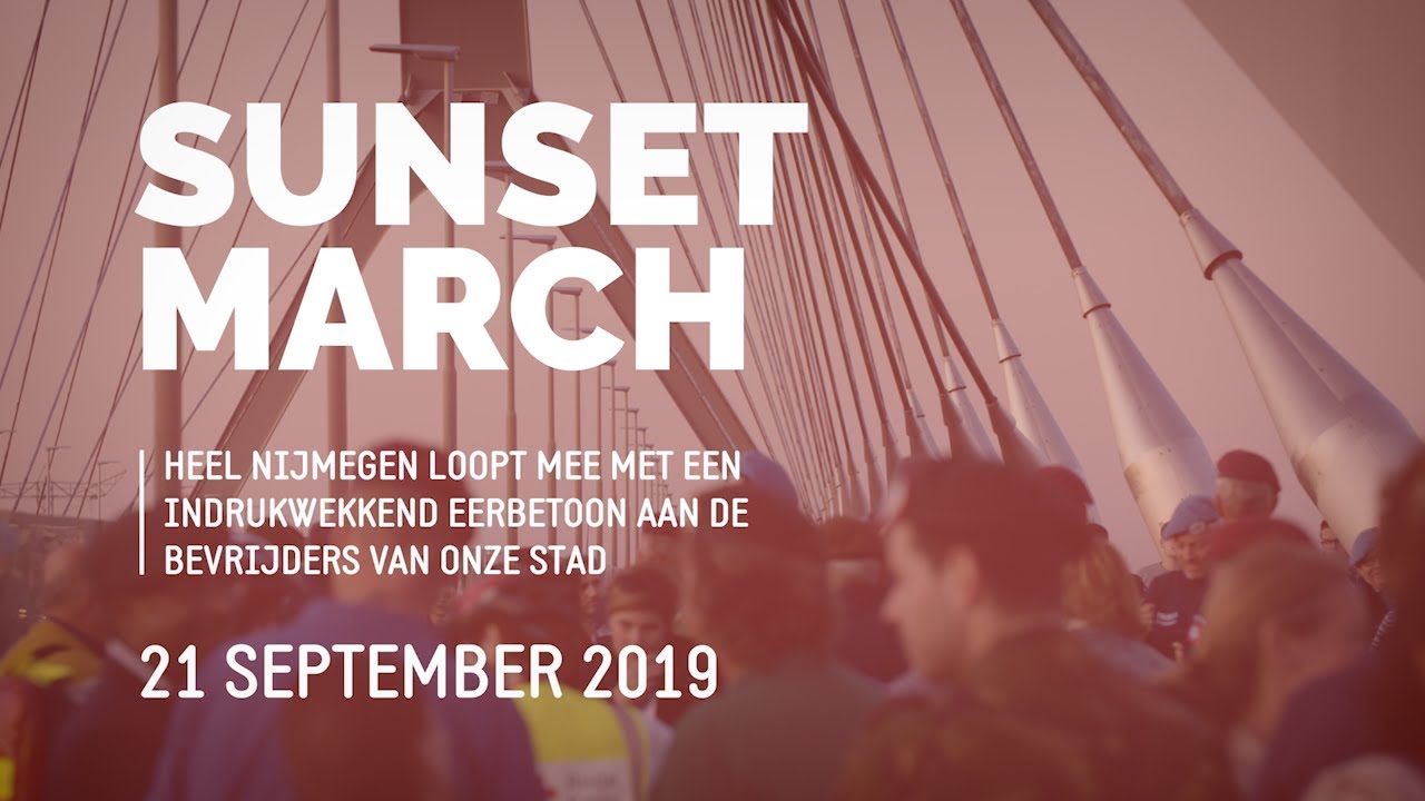 Sunset March Nijmegen 2019