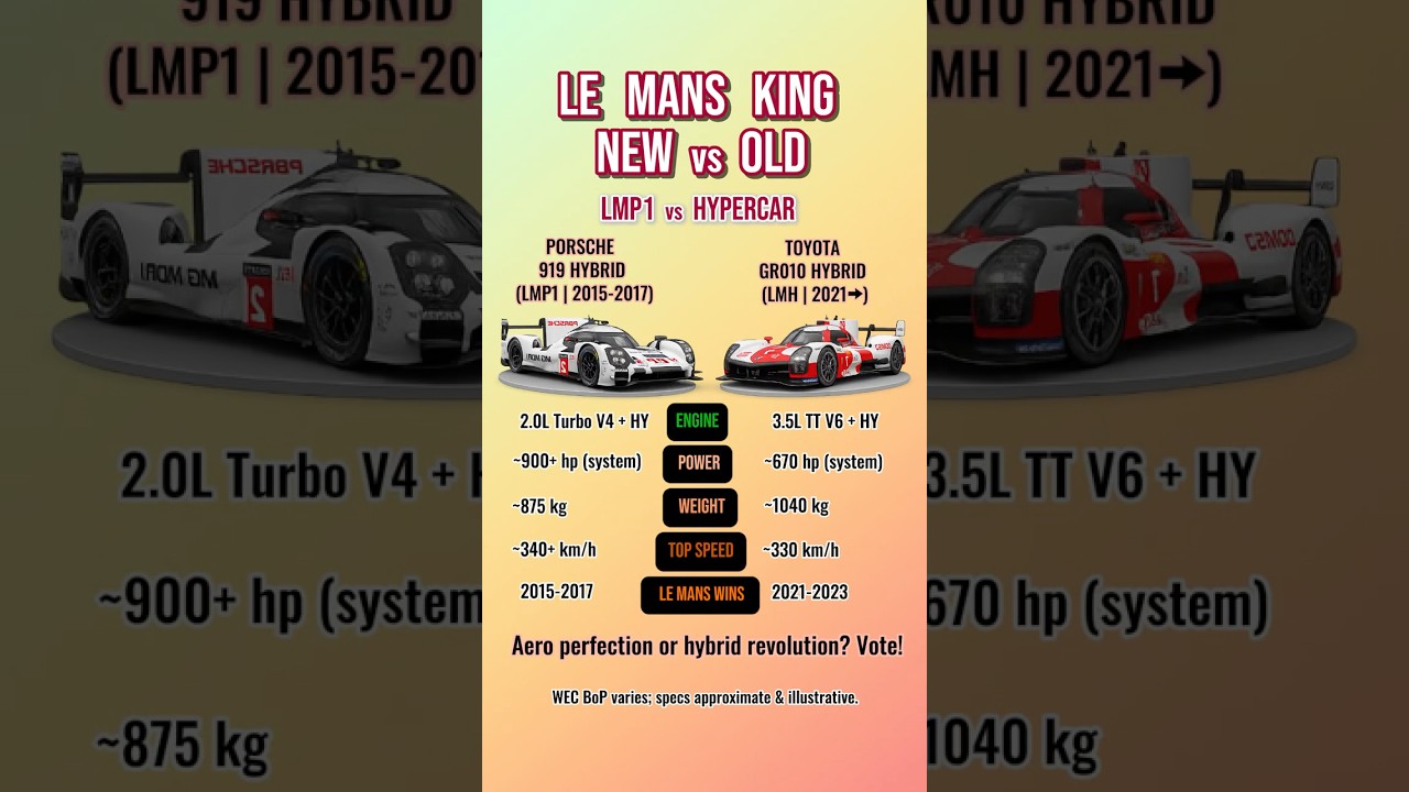 Le Mans King: Porsche 919 Hybrid vs Toyota GR010 &mdash; Who Rules the 24 Hours?