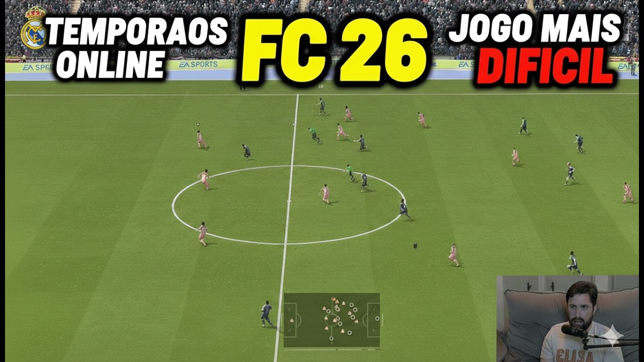 DA 10ª À 1ª DIVISÃO – EP 6  Duelo de Titãs! Real Madrid x Barcelona – TemporadasOnline #fc26 #fifa