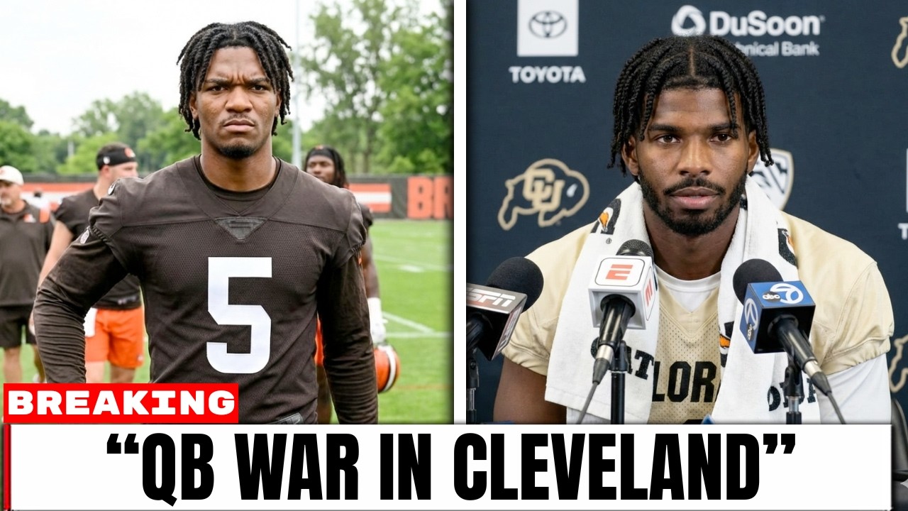 BREAKING Browns Plan QB Showdown As Anthony Richardson Emerges Vs Shedeur Sanders