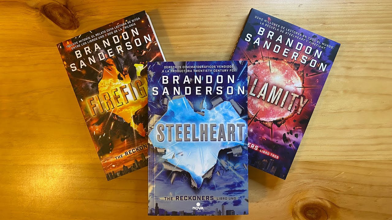 Unboxing Brandon Sanderson: Trilogia THE RECKONERS (STEELHEART, FIREFIGHT, CALAMITY)