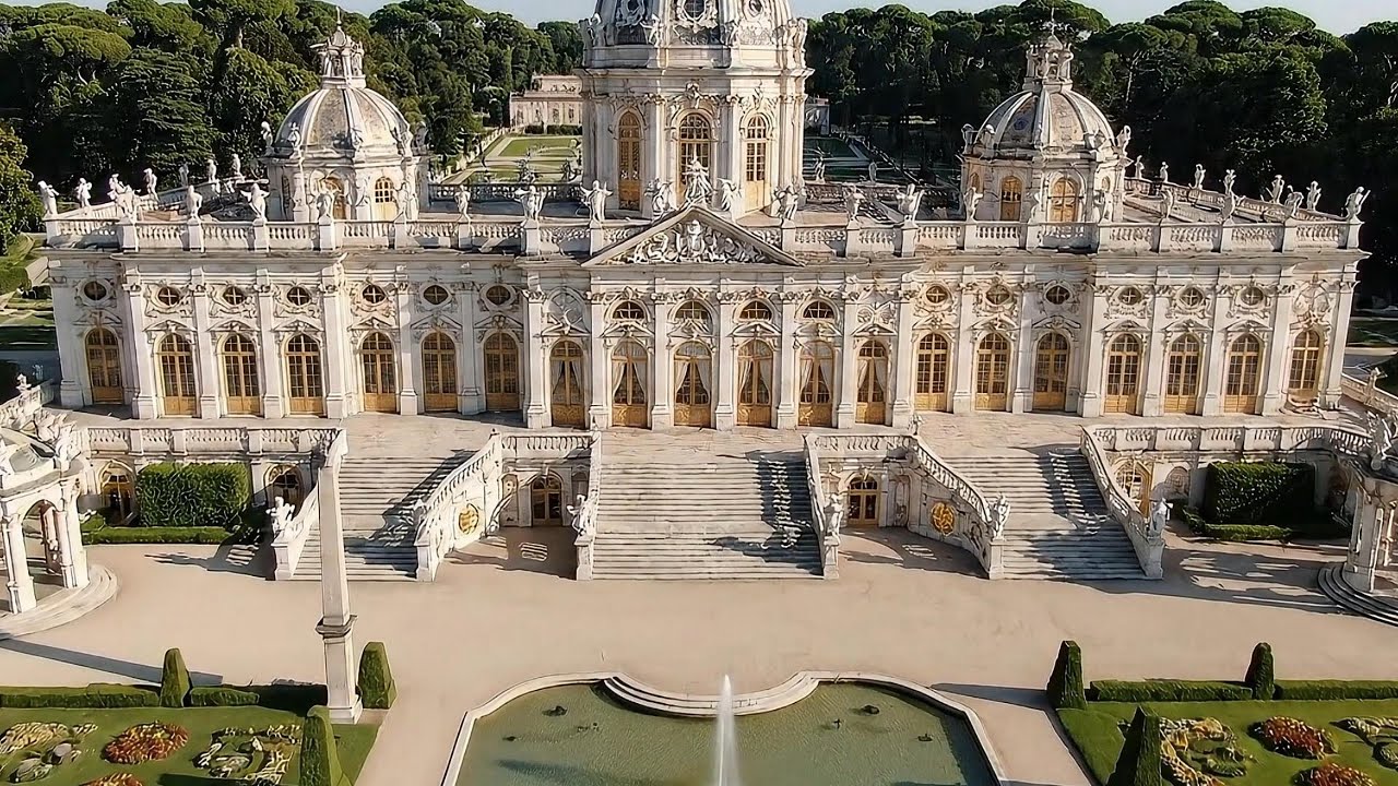 Inside a Baroque Castle | Opulent Interiors, Frescoes & Lavish Dining.