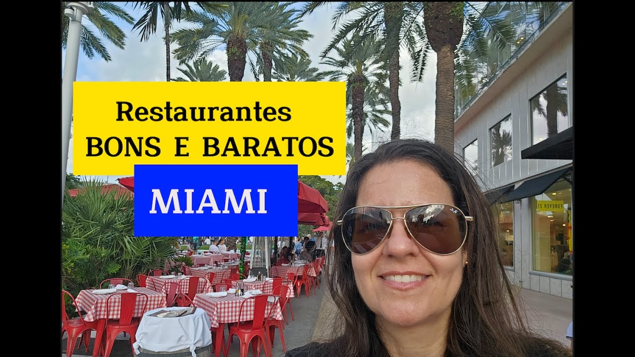 Como COMER BEM e BARATO em MIAMI. Dicas de RESTAURANTES  acessíveis em MIAMI Beach.