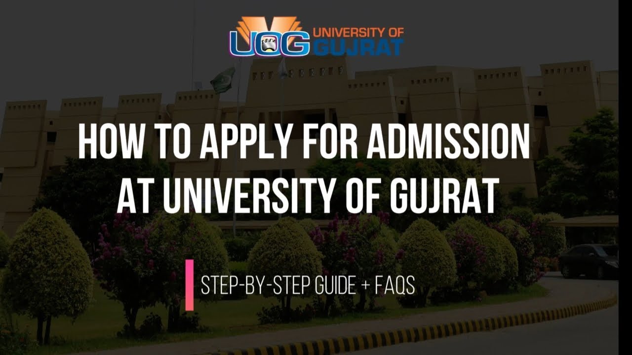 University of Gujrat - Admission Process Fall 2025 | Complete How-To Apply Video
