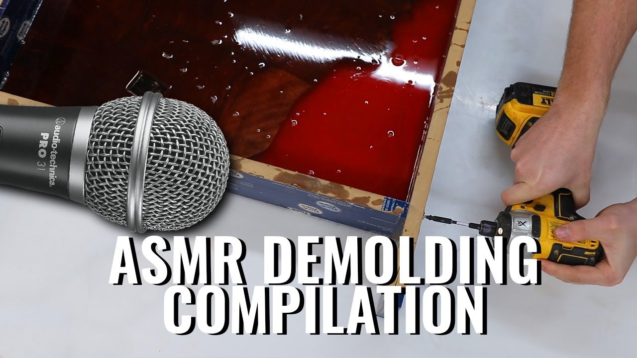 Demolding Resin Compilation ASMR - No Talking, Oddly Satisfying