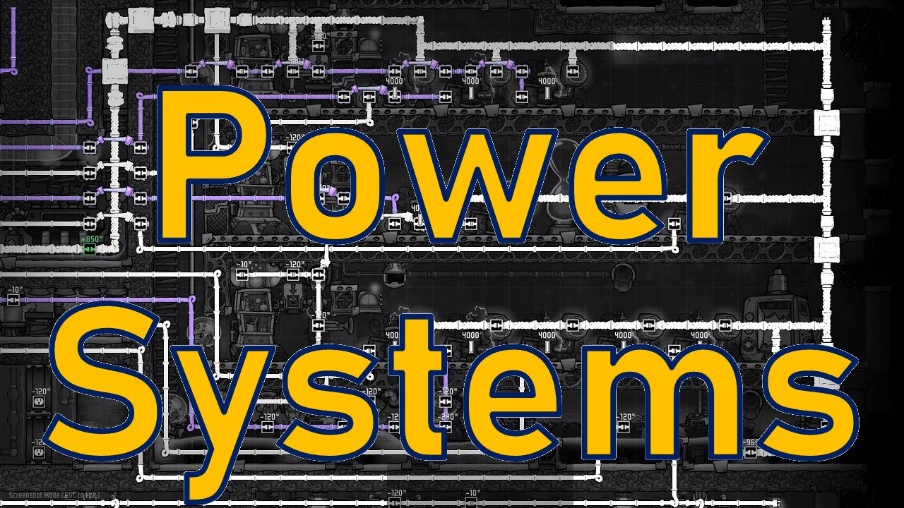 Oxygen Not Included - Tutorial Bites - Power Systems
