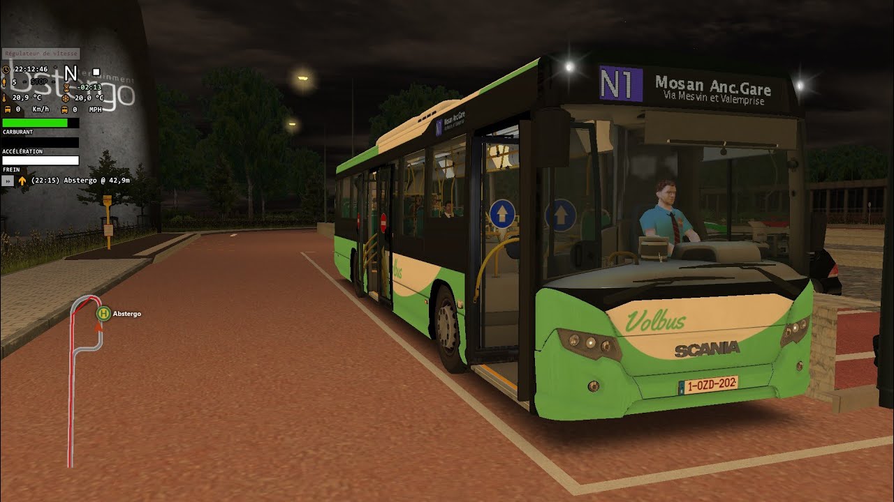 #omsi2 | #AVELIA V2 | LIGNE N1 – ABSTERGO - MOSAN - ANC.GARE(SCANIA CITYWIDE LE ) | N°150… 1/2