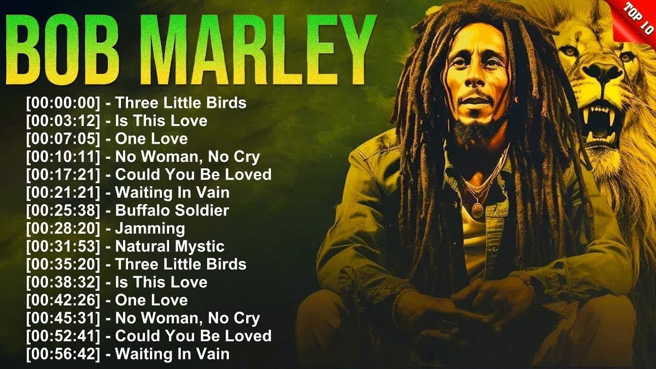 Bob Marley – Legendary Reggae Anthems That Celebrate Peace, Love, and Unity 🎶💛