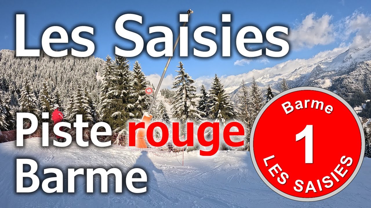 Les Saisies - Ski Alpin - Piste rouge 