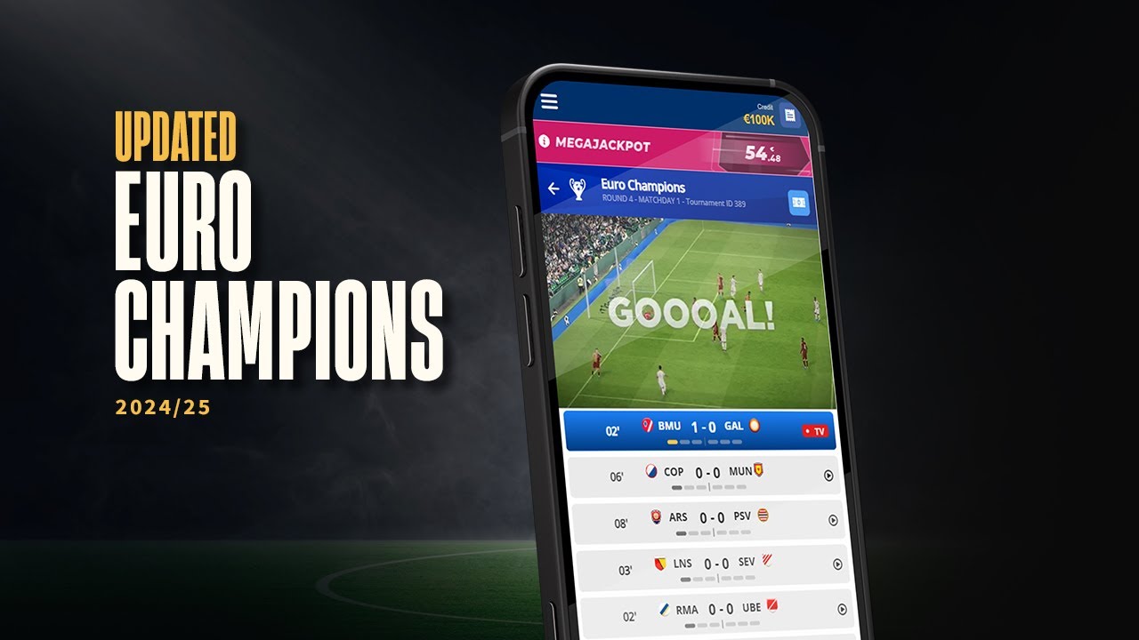 Euro Champions 2024/25 - Updated🏆 Virtual Football ⚽️ GoldenRace