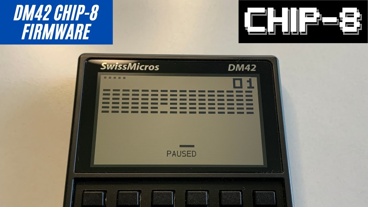 Swissmicros DM42 CHIP-8 Firmware and Games