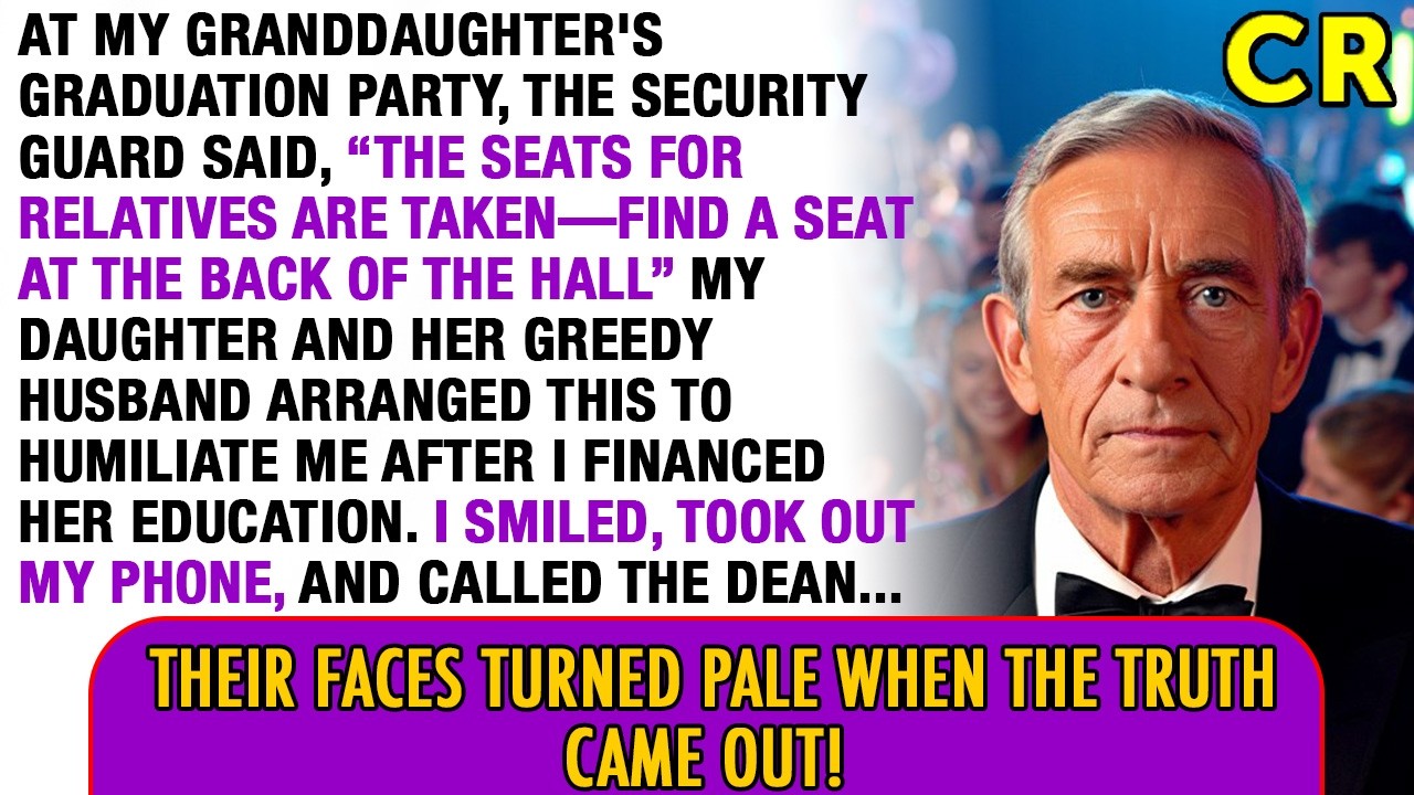 At My Granddaughter's Graduation The Security Guard Said, “There's No Room For You Here.”