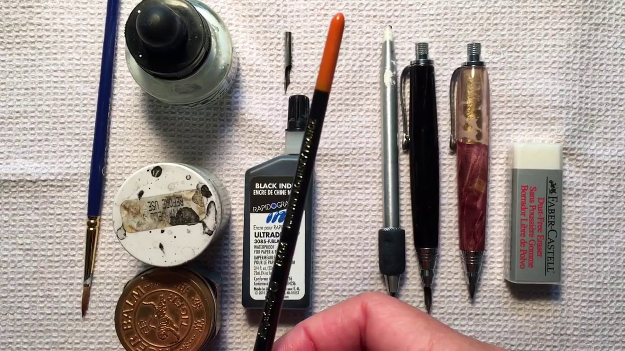 Comicbook Inking Tools