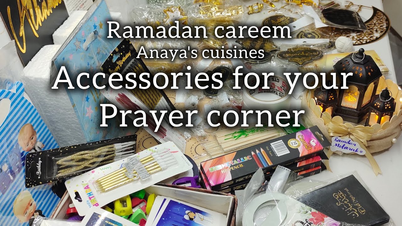 Ramadan careem Accessories for your prayer corner 🙏🏻🤲🏻💖