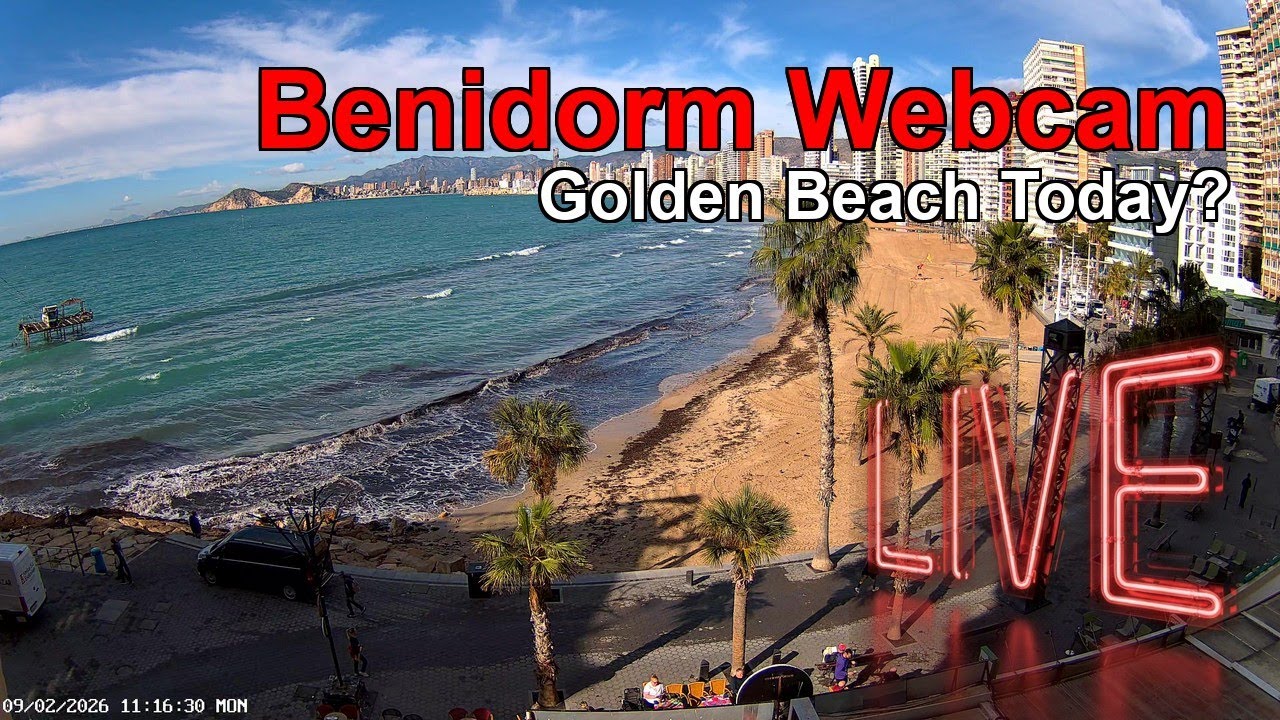 BENIDORM LIVE WEBCAM 🇪🇸 🔴 LIVE Resort Beach NOW! Spain 🇪🇸🌴