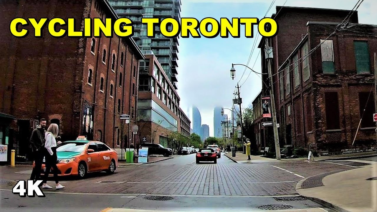 Cycling Toronto - Bike Ride Through the East Side [4K]
