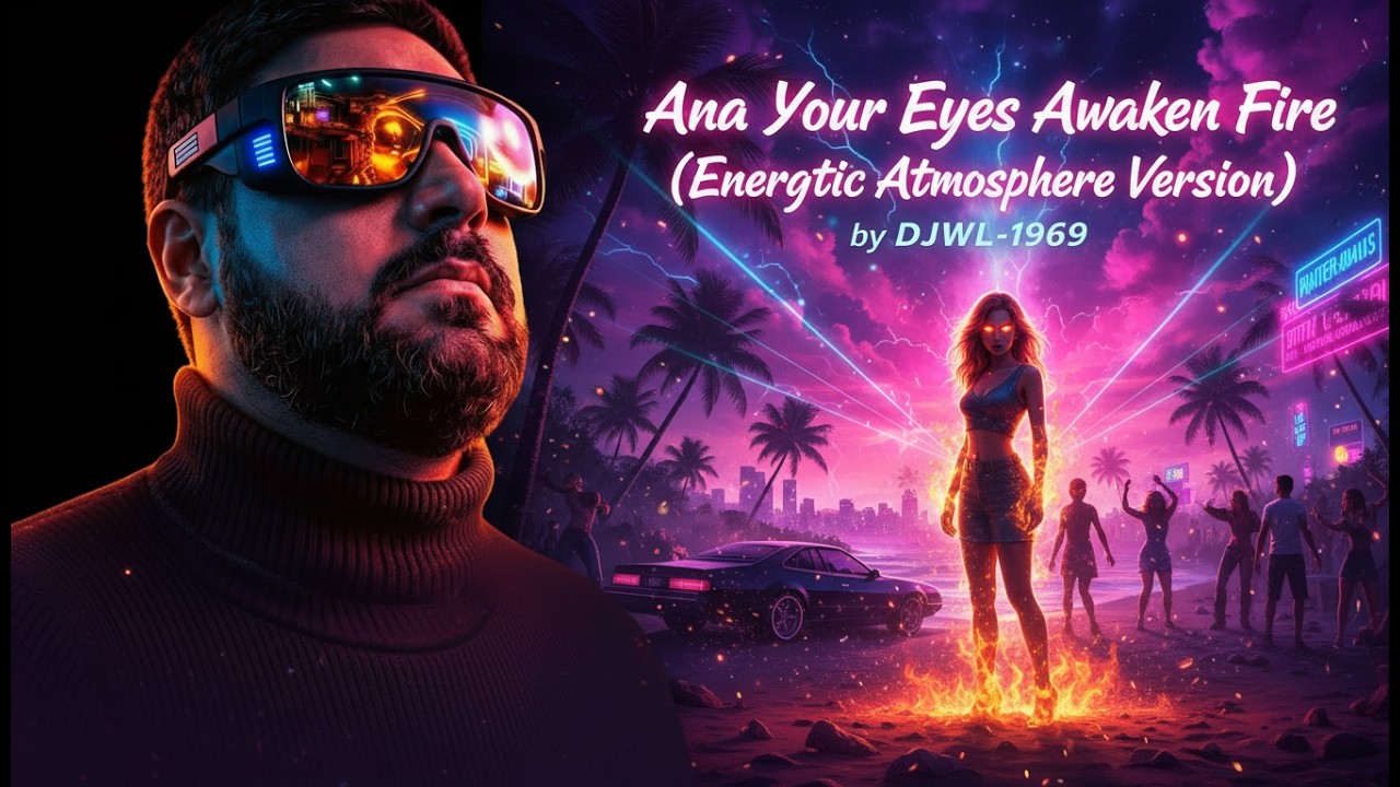 Ana Your Eyes Awaken Fire (Energetic Atmosphere Version) | Official Video Clip by DJWL 1969