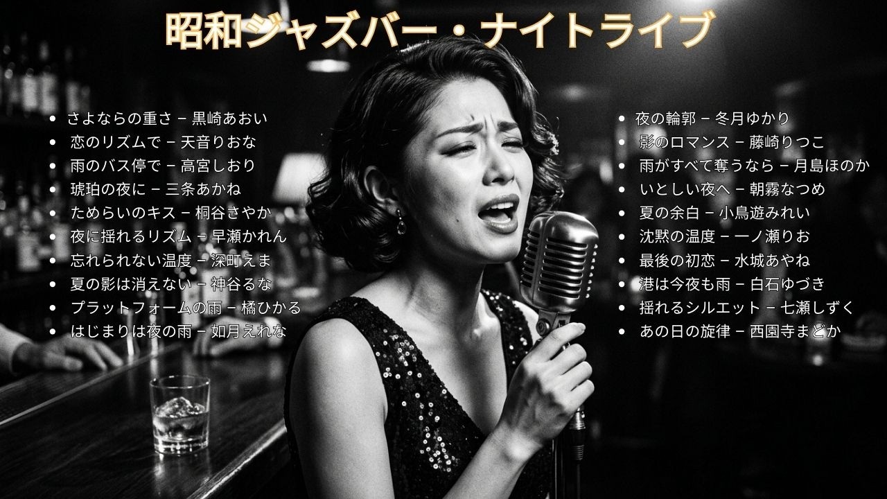 昭和ジャズバーの夜に漂う 🎷 大人のアーバン・ブルース