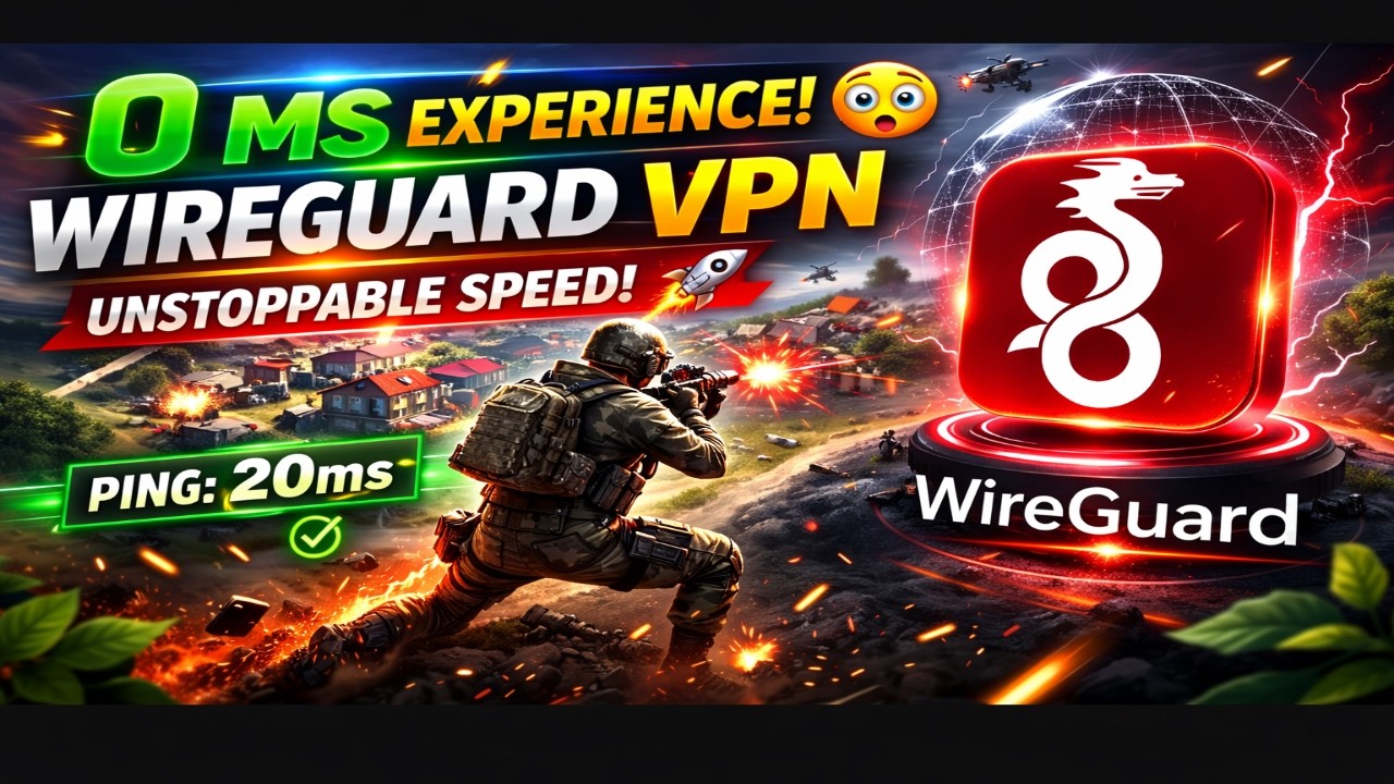 WireGuard VPN Full Setup for PUBG 🔥 #pubgmobile #headshot #  #wireguard # #wireguardvpn