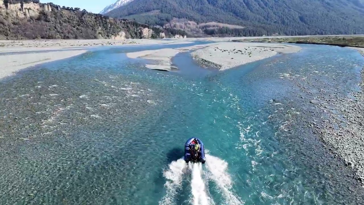 Taking the new Outback boats 3.8 jet inflatable for a run