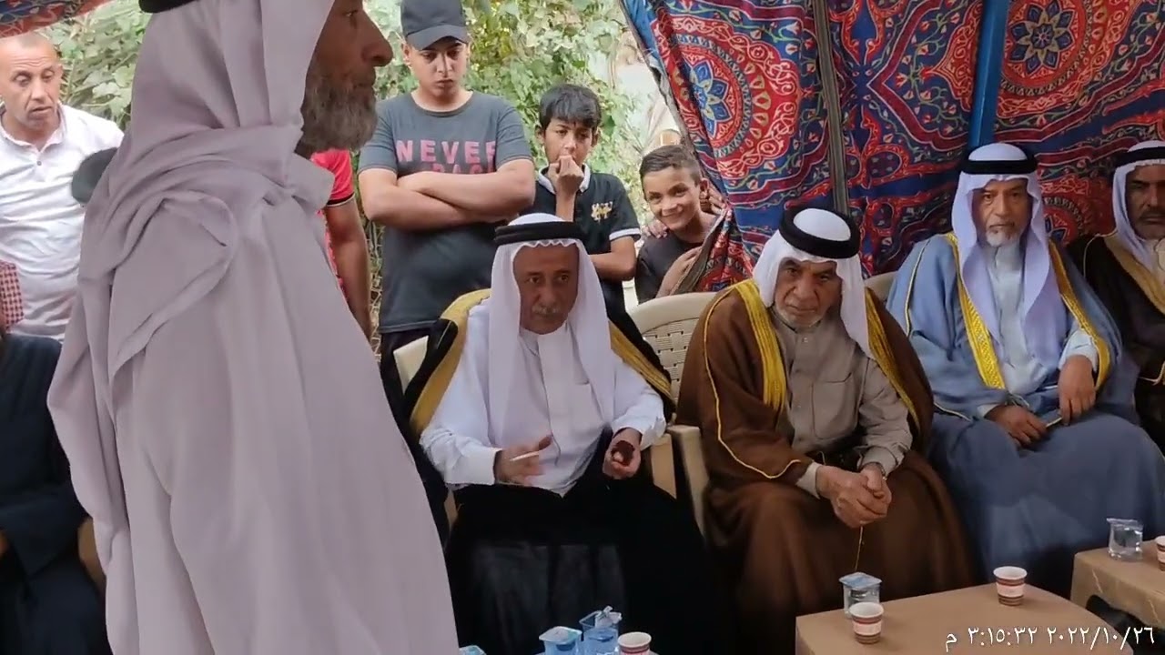 فصل قبيلة الساده المشاهده عشيرة الخزامي مع قبيلة زوبع عشيرة الجداده ..الشيخ ثامر الشويل