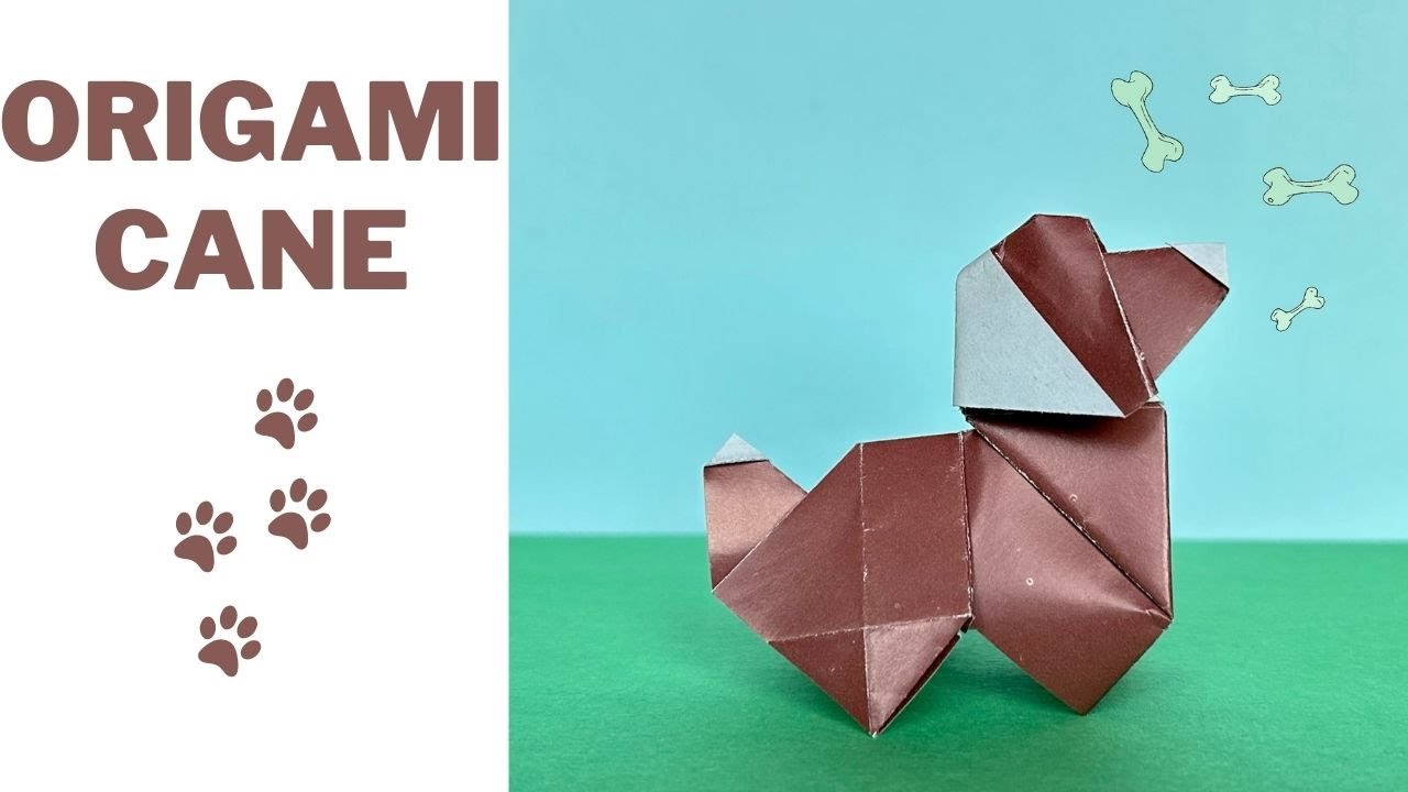 Cane Origami: Un incredibile tutorial per creare un cucciolo di carta che sembra reale