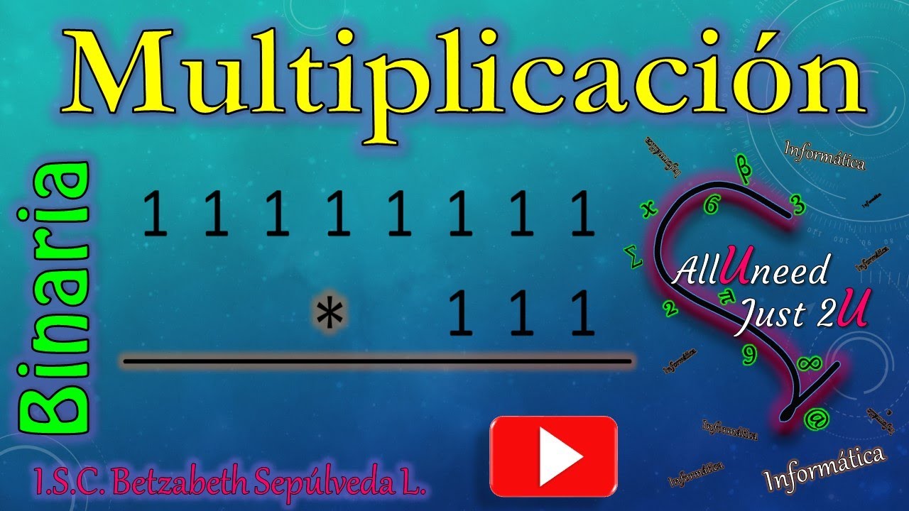 Multiplicación Binaria | AllUneed Just2U