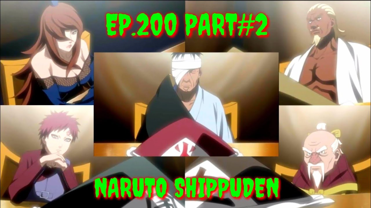 Five Kage Summit /the beginning of the conversation of the leaders/Engdub/NS/part2/ep200