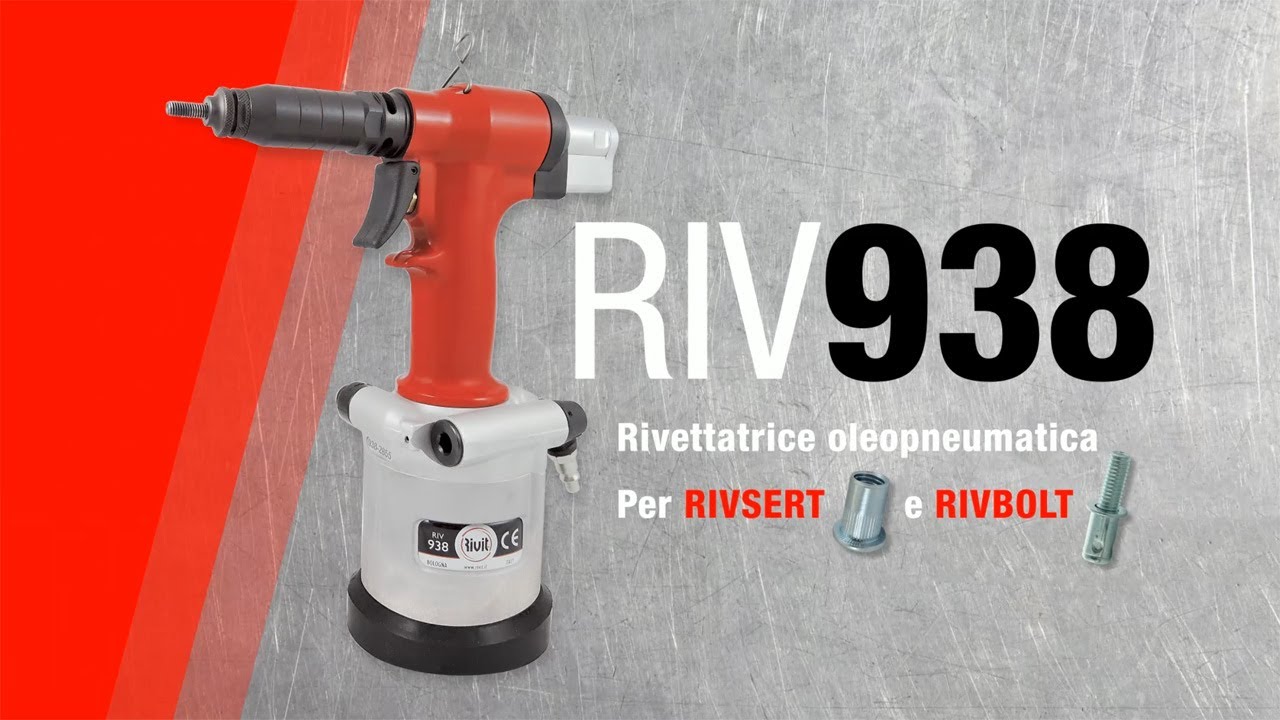 RIV938 - Kit RIVSERT / Rivettatrice per inserti filettati