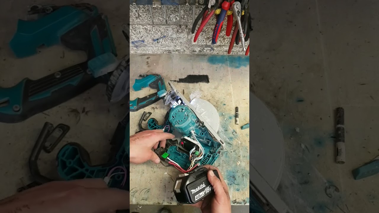 Makita brushless saw not starting up. 