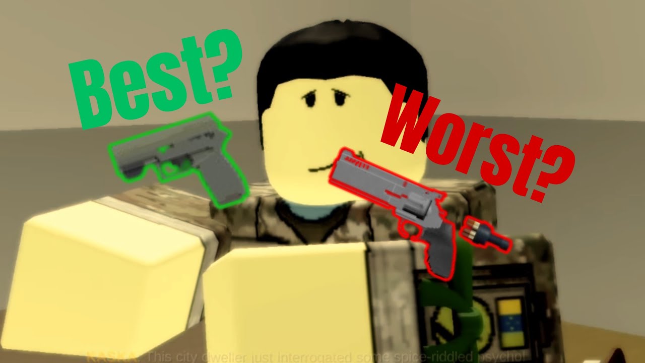 What are the best secondaries in HELLMET? | ROBLOX HELLMET