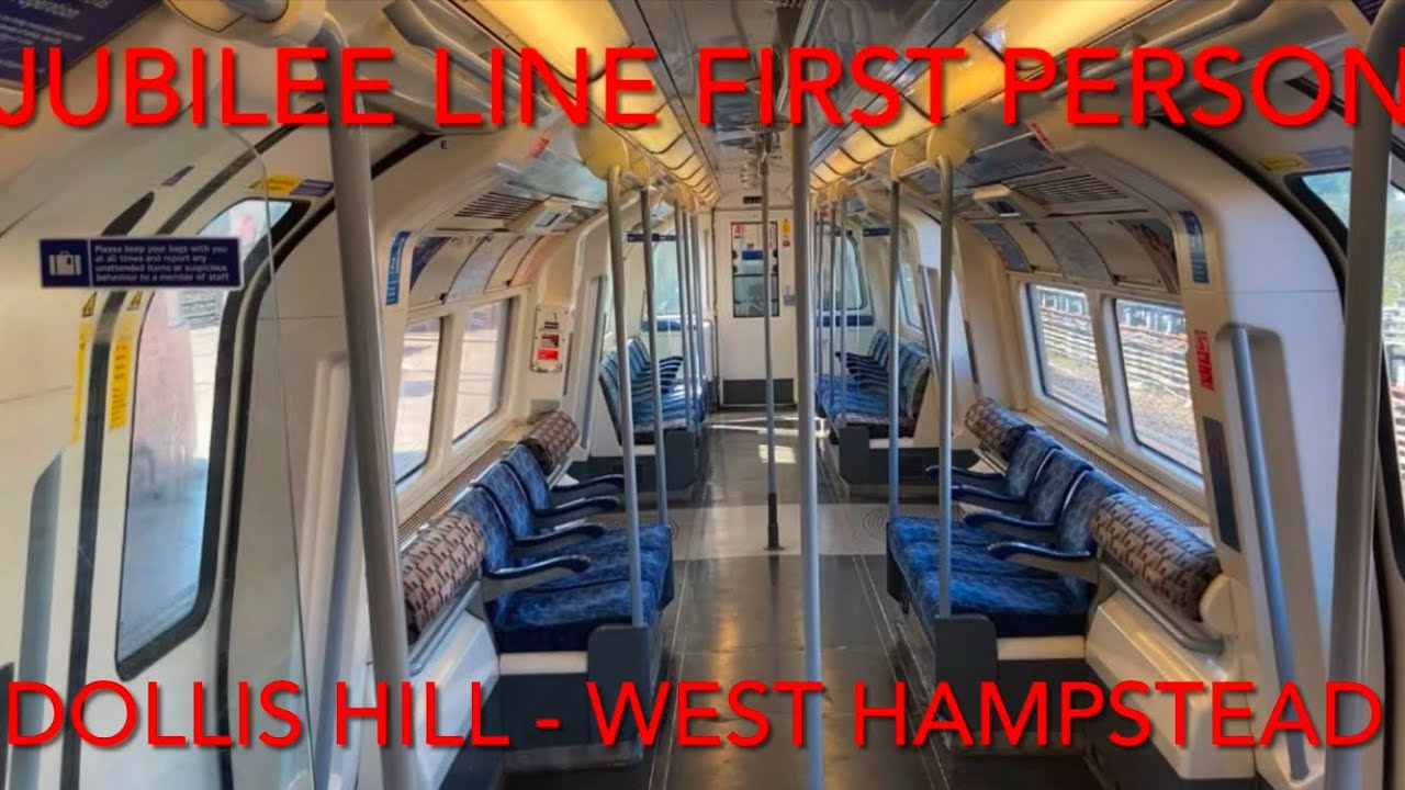 Jubilee line first person ride Dollis Hill - West Hampstead