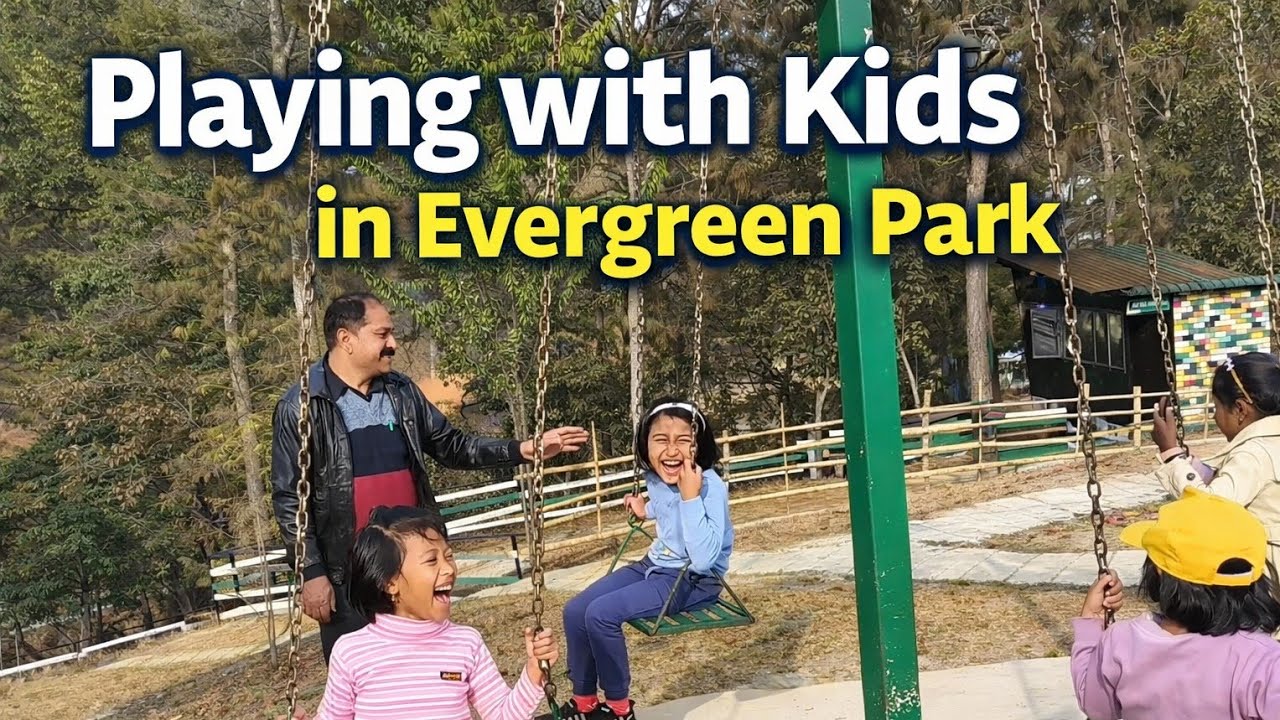 Playing with Kids at Evergreen Park Mawpdang | Family Picnic Near Shillong | Shillong Trails