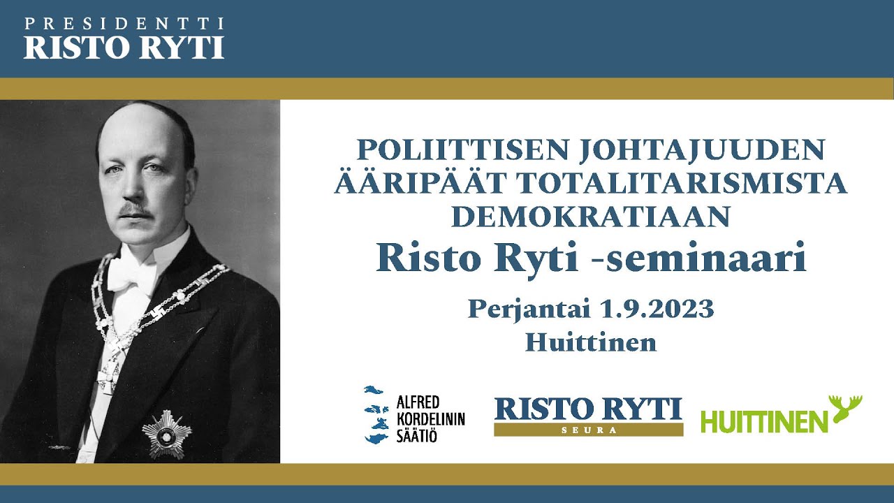 Risto Ryti  -seminaari 2023