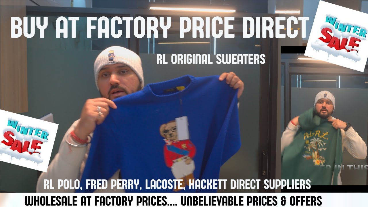 Buy at Factory Price | 100% ORIGINAL Sweaters | Cheapest RL POLO Sweaters | Best Factory Price