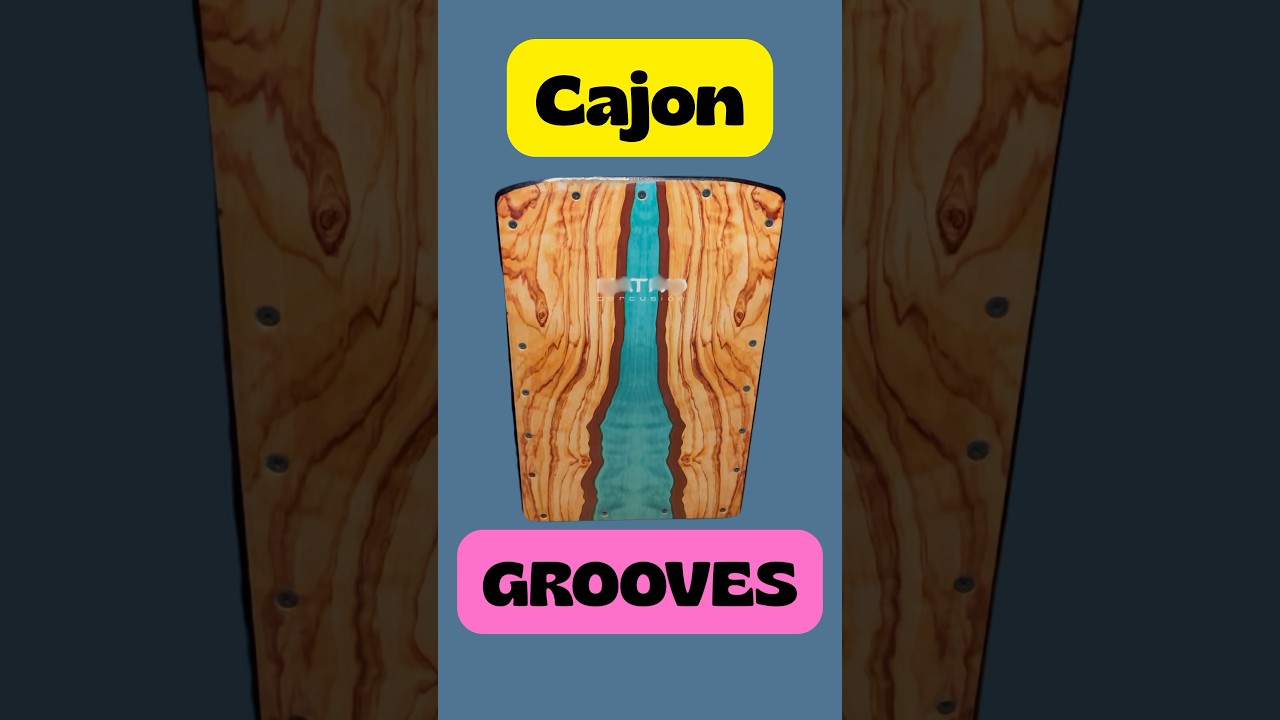 12/8 Cajon Groove #cajon #cajonlesson #cajonsolo #percussion #grooveoftheday