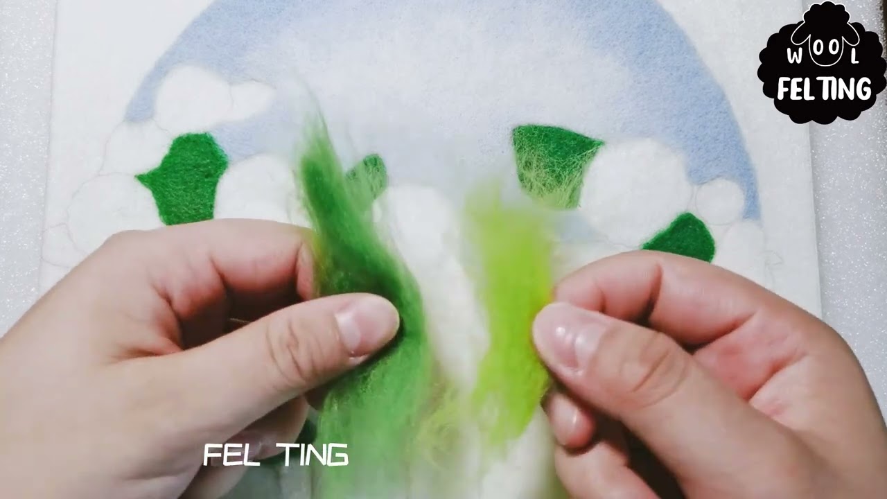 【DIY Handicrafts】Hydrangea Wool Felt DIY Tutorial