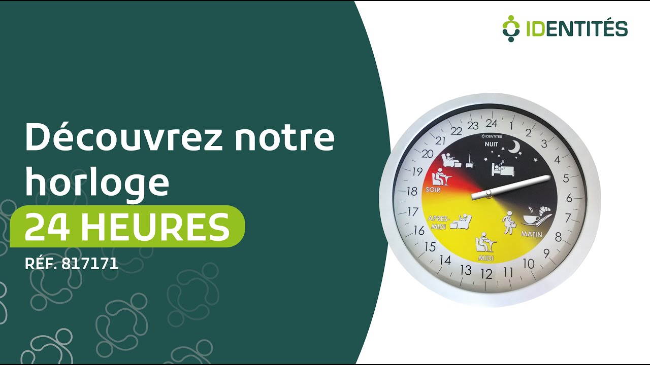 Découvrez notre horloge 24 heures (RÉF. 817171)